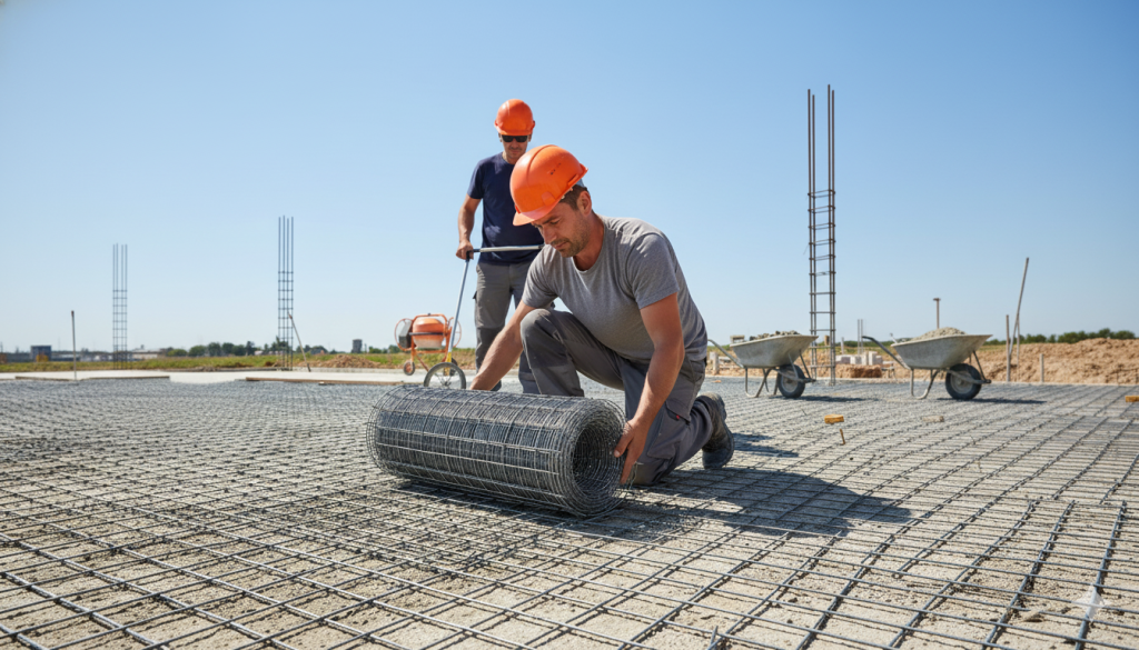 укладка сетки